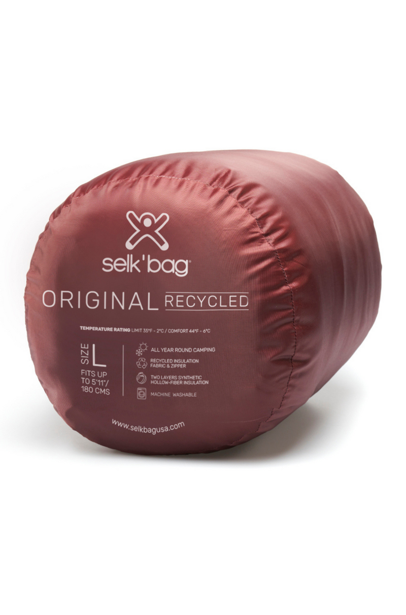 Selk'bag Original 6g Wearable Sleeping Bag Green Pasture x Large